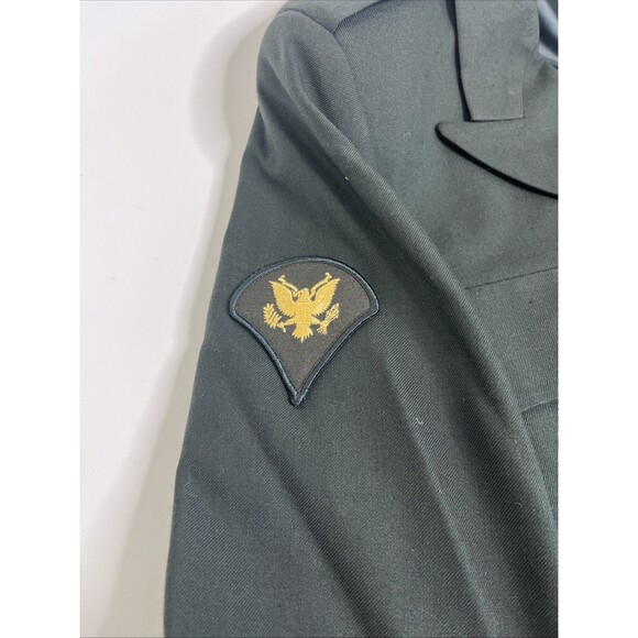 DeRossi & Son US Army Class A Dress Coat Jacket Green Men’s 41XL - Picture 4 of 16